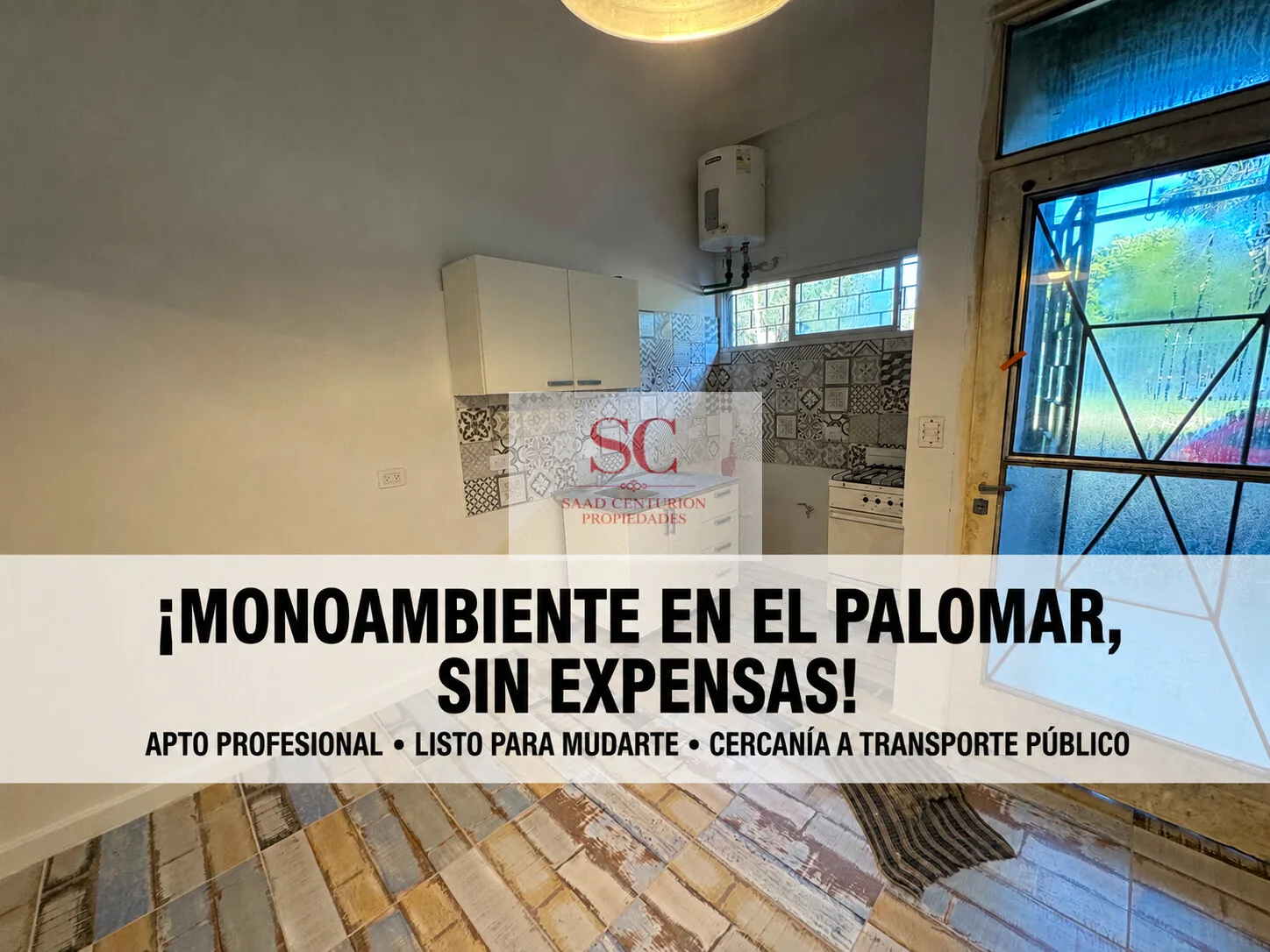 MONOAMBIENTE EN ALQUILER EN PLANTA BAJA SIN EXPENSAS - EL PALOMAR foto 2
