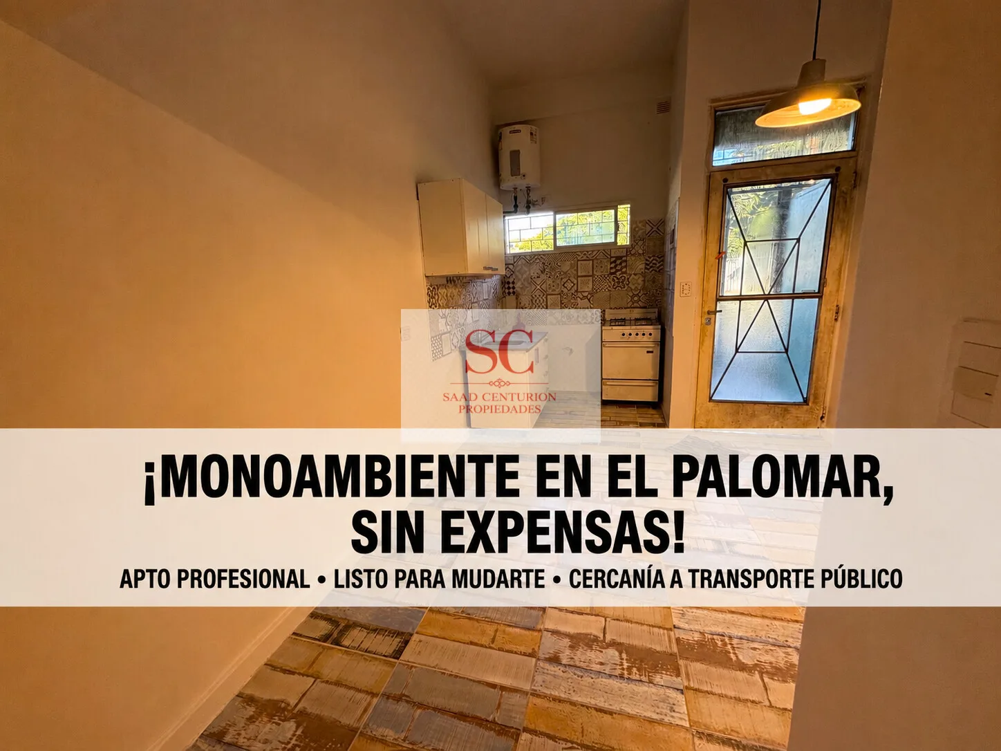 MONOAMBIENTE EN ALQUILER EN PLANTA BAJA SIN EXPENSAS - EL PALOMAR foto 4