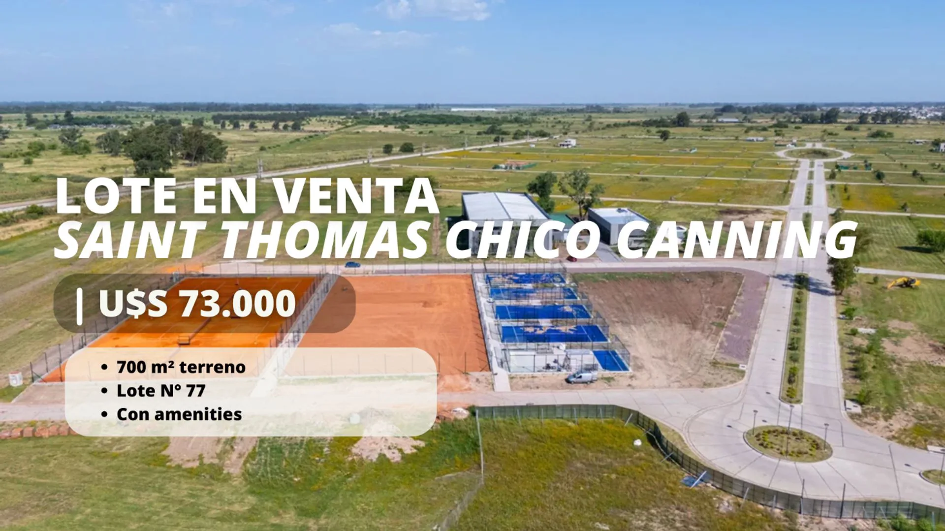 LOTE SAINT THOMAS CHICO CANNING EN VENTA