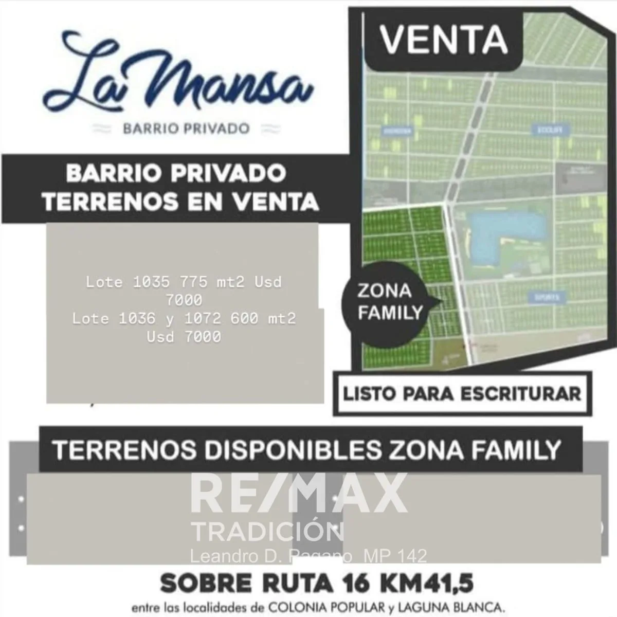 Venta Terrenos La Mansa Colonia Popular foto 2