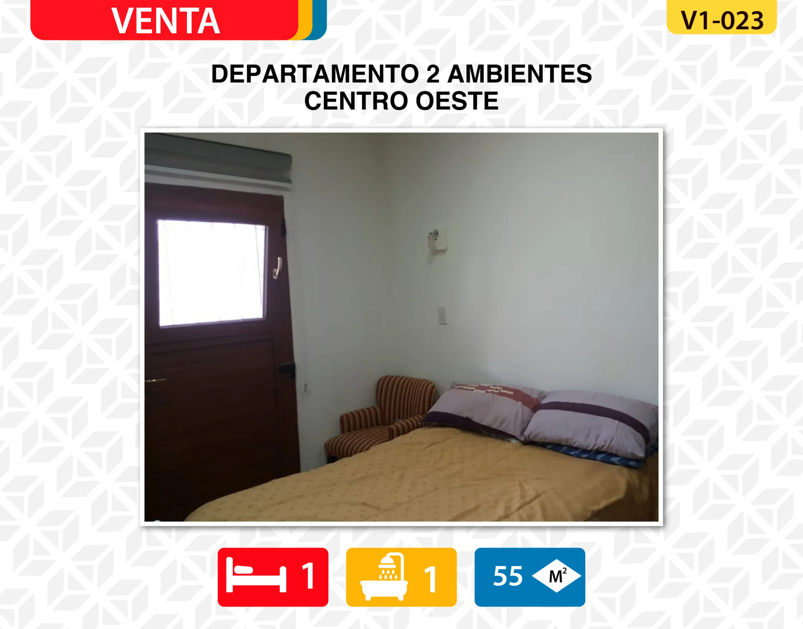 Departamento 2 Ambientes – Barrio Centro Oeste foto 5