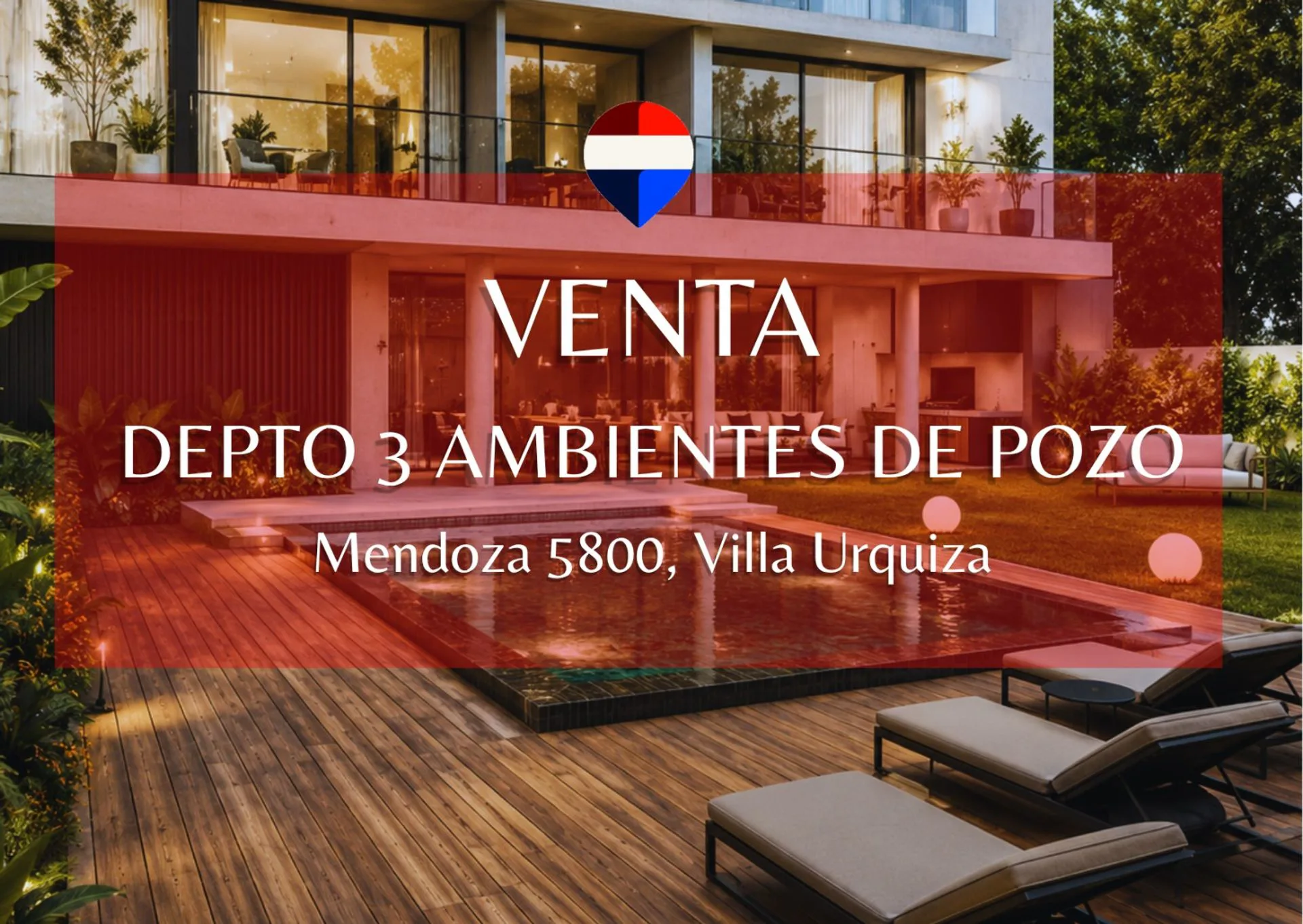 VENTA DPTO 3 AMBIENTES EN ÚLTIMO PISO V. URQUIZA