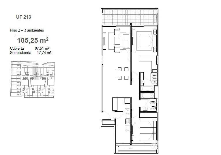 Venta Departamento 3 ambientes Coghlan con balcón foto 2