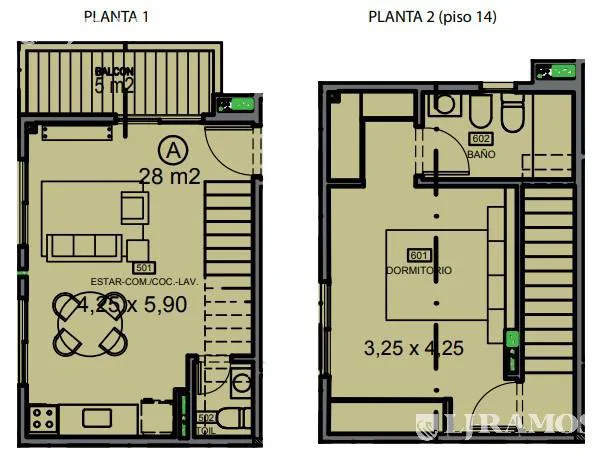 Departamento en Venta de 2 ambientes en Caballito foto 2