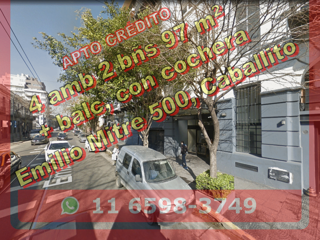 Departamento (duplex) en Venta en Caballito 4 ambientes 2 baños 97 m2 + balcón, al frente, con cochera – Emilio Mitre 500 foto 1