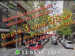 IMPECABLE CONTRAFRENTE - Departamento (semipiso) en Venta en Recoleta 3 ambientes 55 m2 - Sanchez de Bustamante 1700 foto 1