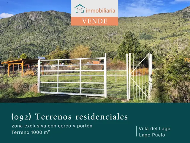 LAGO PUELO, Villa del Lago, 1000 m²