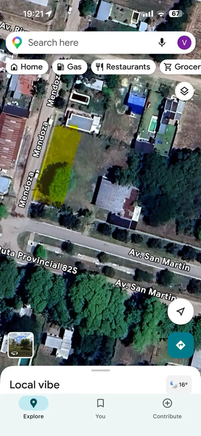 Se vende Lote en Ochava Avenida principal