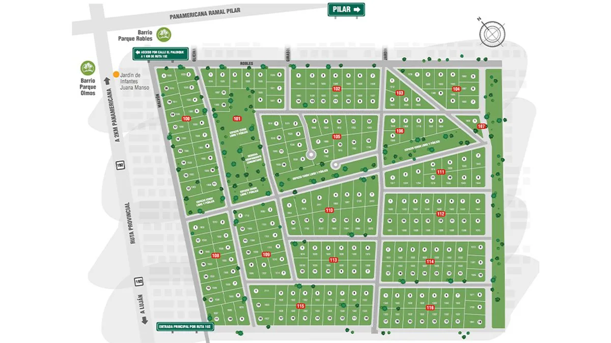 Terreno en venta Barrio Parque Robles II foto 3
