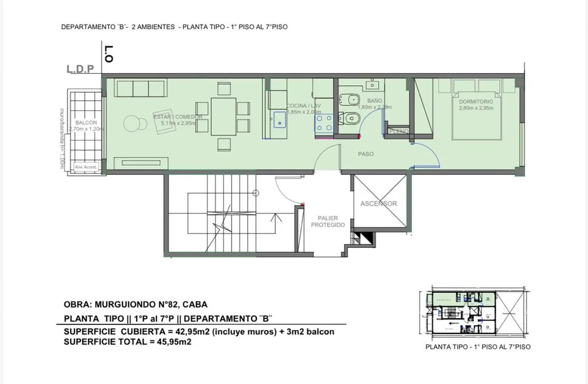 Venta en pozo Departamento 2 ambientes Liniers foto 5