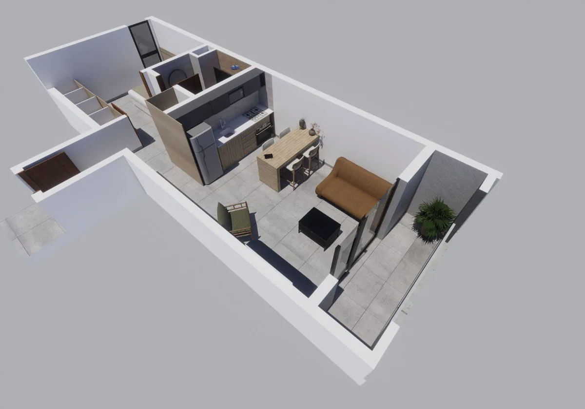 DEPARTAMENTO EN POZO 1 DORMITORIO EN VENTA foto 3